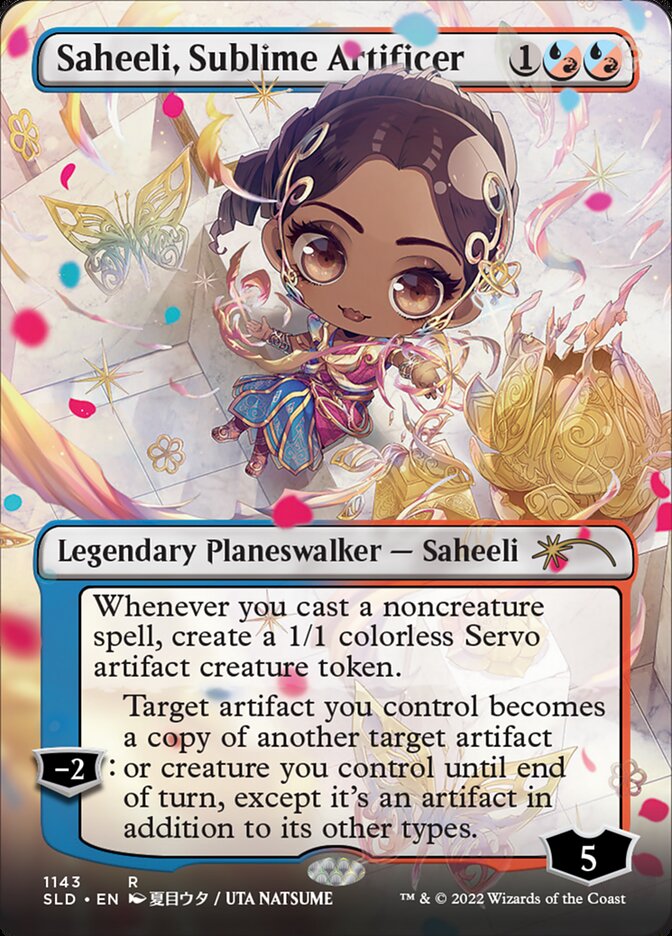 Saheeli, Sublime Artificer (Borderless) [Secret Lair Drop Series] | Gaming Infinity