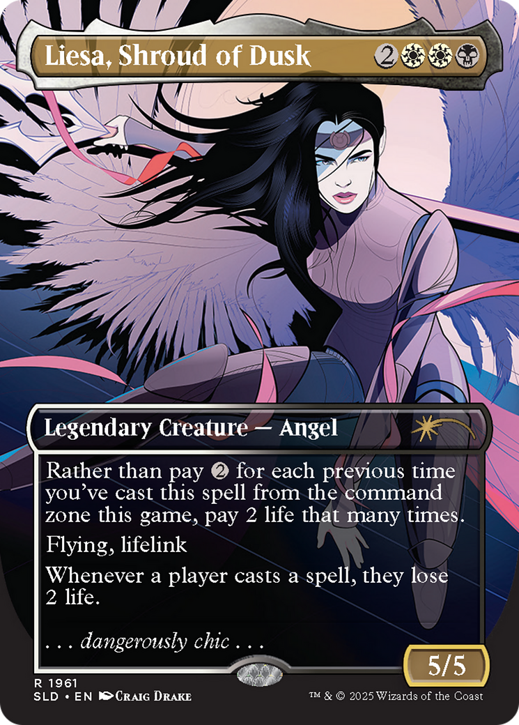 Liesa, Shroud of Dusk (Rainbow Foil) [Secret Lair Drop Series] | Gaming Infinity
