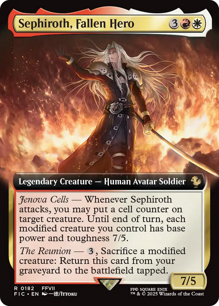 Sephiroth, Fallen Hero (Extended Art) [FINAL FANTASY Commander] | Gaming Infinity
