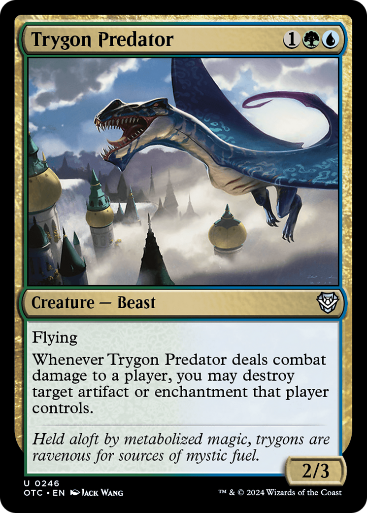 Trygon Predator [Outlaws of Thunder Junction Commander] | Gaming Infinity