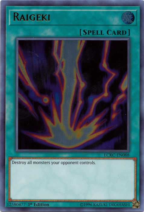 Raigeki [LCKC-EN088] Ultra Rare | Gaming Infinity