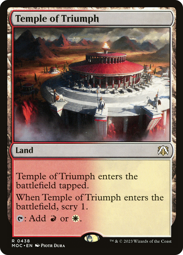 Temple of Triumph [March of the Machine Commander] | Gaming Infinity