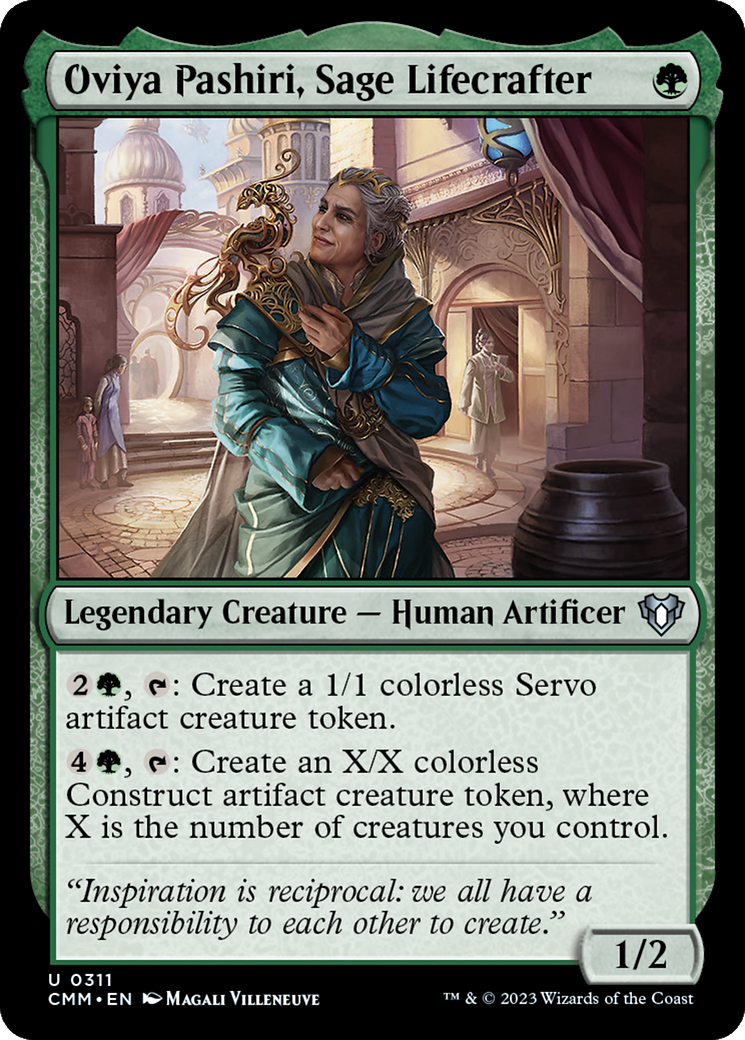 Oviya Pashiri, Sage Lifecrafter [Commander Masters] | Gaming Infinity