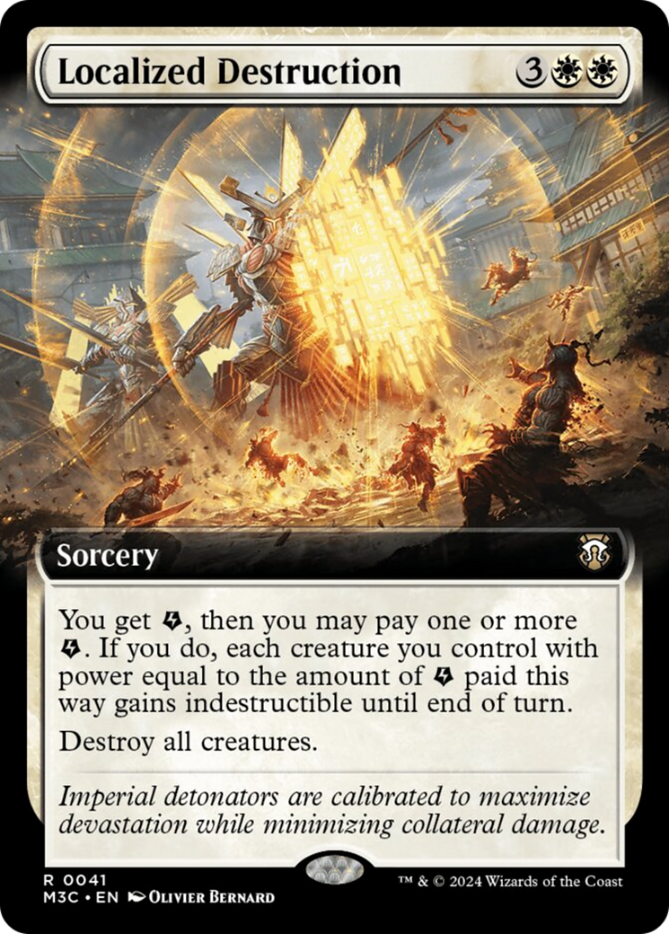 Localized Destruction (Extended Art) (Ripple Foil) [Modern Horizons 3 Commander] | Gaming Infinity