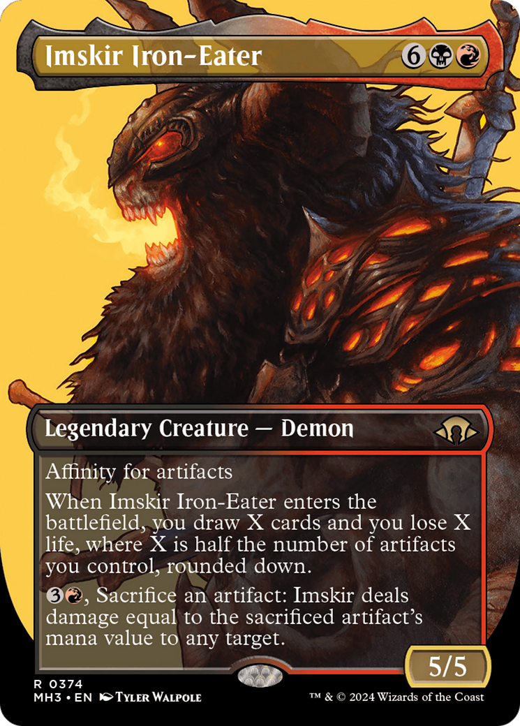 Imskir Iron-Eater (Borderless) [Modern Horizons 3] | Gaming Infinity