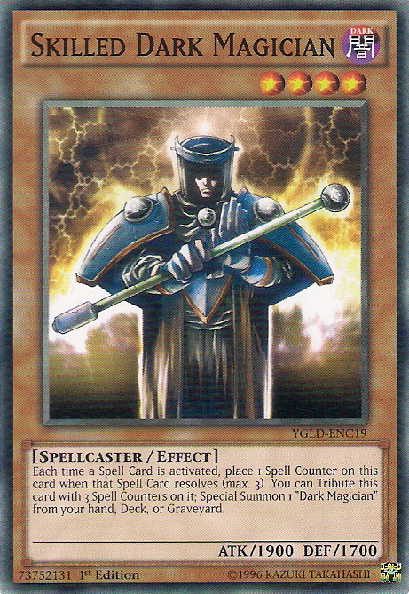 Skilled Dark Magician [YGLD-ENC19] Common | Gaming Infinity