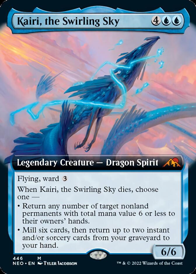 Kairi, the Swirling Sky (Extended Art) [Kamigawa: Neon Dynasty] | Gaming Infinity