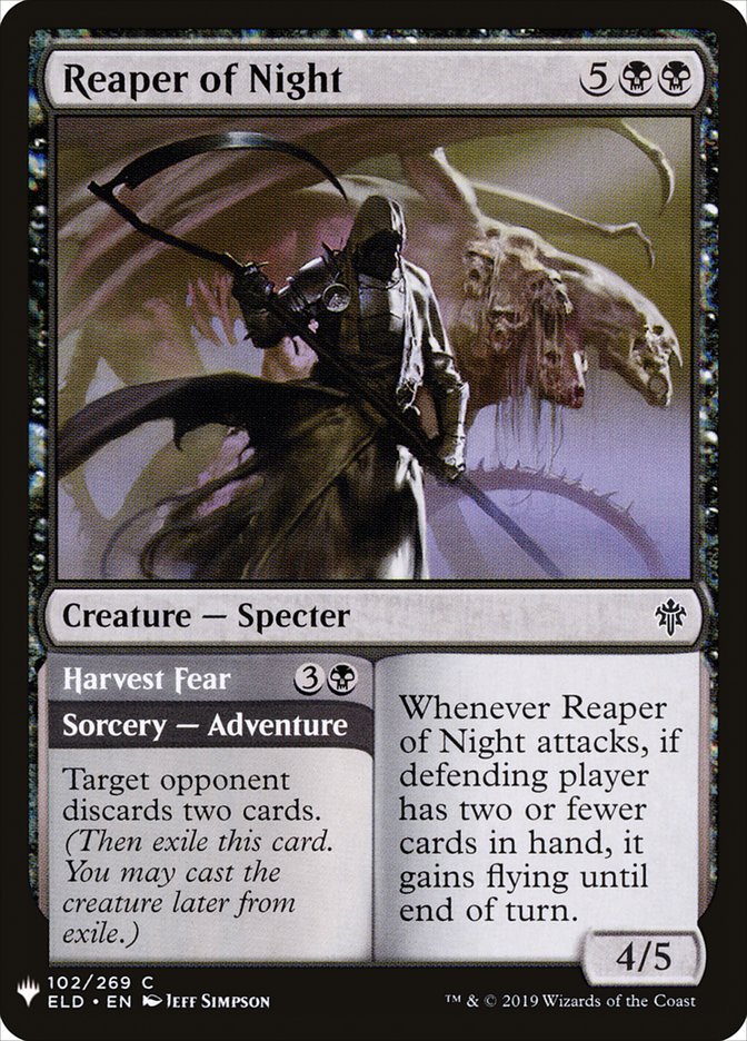 Reaper of Night // Harvest Fear [Mystery Booster] | Gaming Infinity