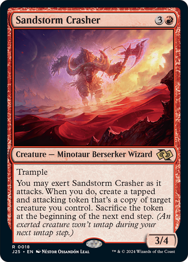 Sandstorm Crasher [Foundations Jumpstart] | Gaming Infinity