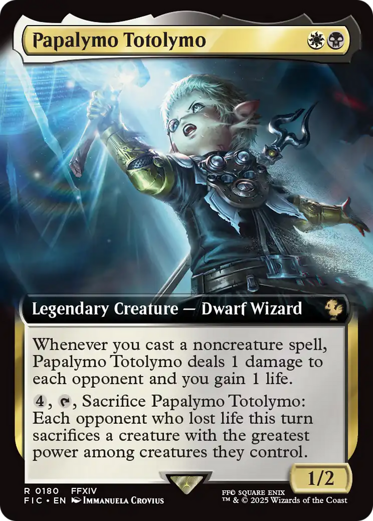 Papalymo Totolymo (Extended Art) [FINAL FANTASY Commander] | Gaming Infinity