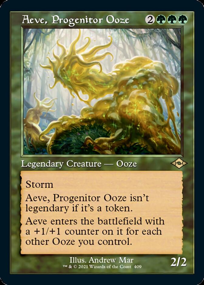 Aeve, Progenitor Ooze (Retro Foil Etched) [Modern Horizons 2] | Gaming Infinity