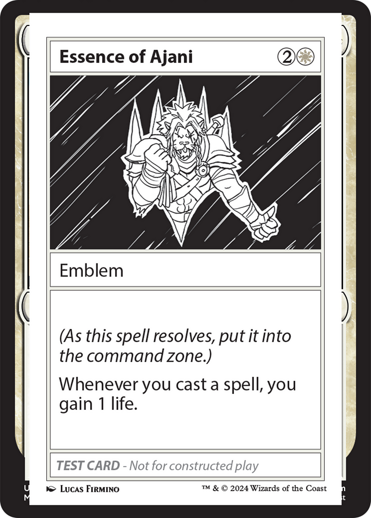 Essence of Ajani [Mystery Booster 2 Playtest Cards] | Gaming Infinity