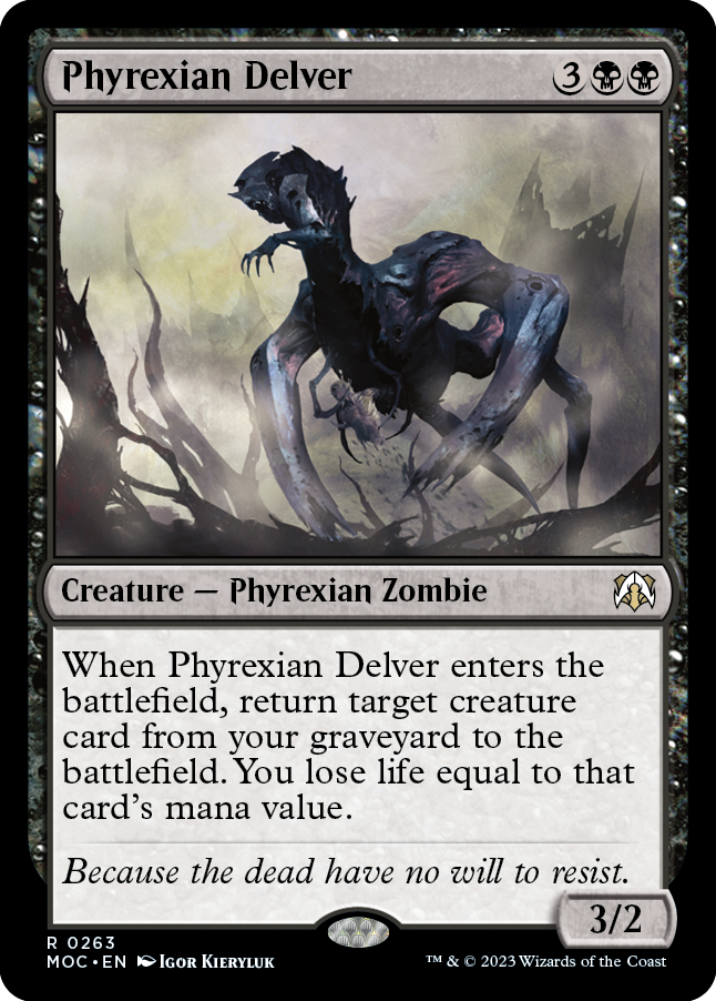 Phyrexian Delver [March of the Machine Commander] | Gaming Infinity