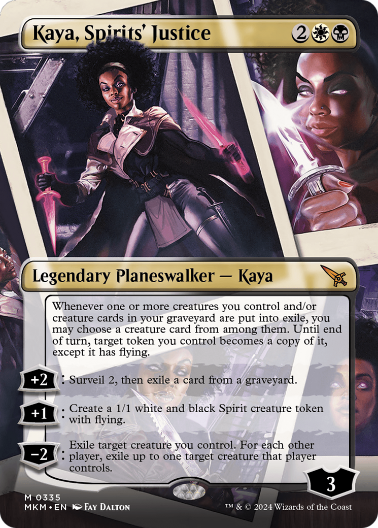 Kaya, Spirits' Justice (Borderless) [Murders at Karlov Manor] | Gaming Infinity