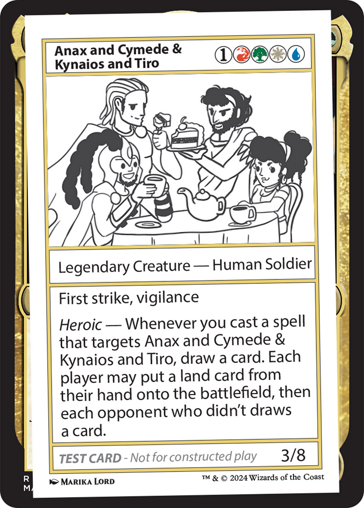 Anax and Cymede & Kynaios and Tiro [Mystery Booster 2 Playtest Cards] | Gaming Infinity