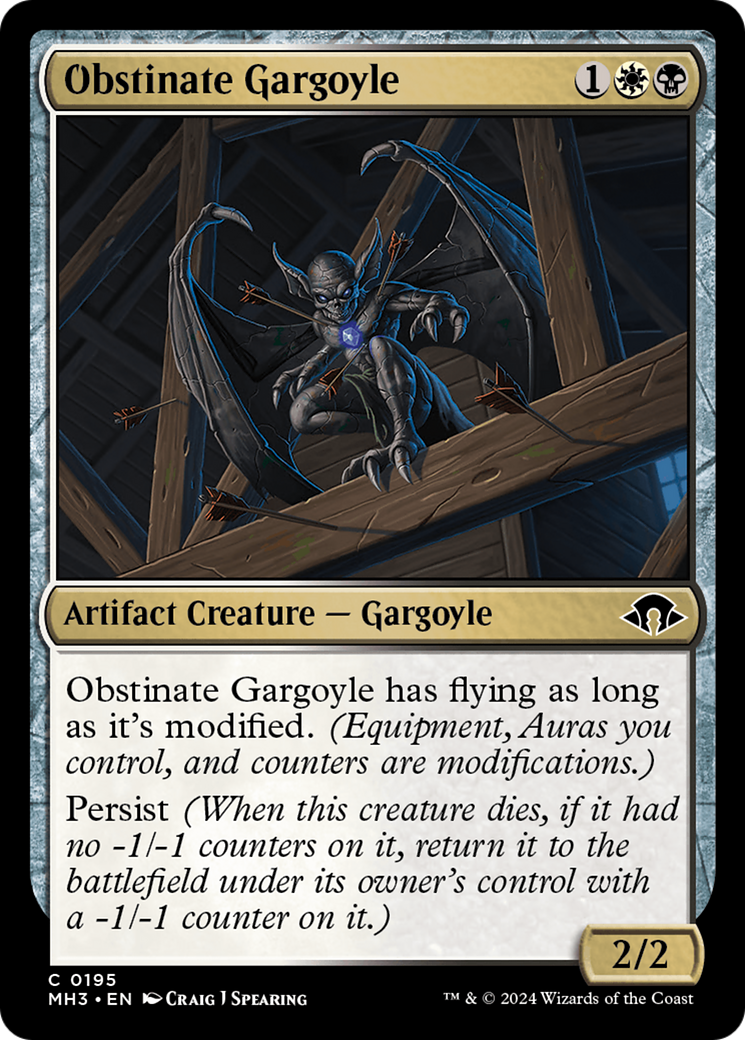 Obstinate Gargoyle [Modern Horizons 3] | Gaming Infinity