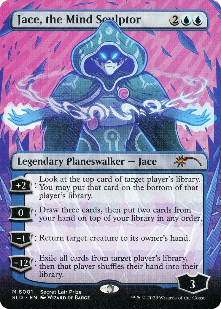 Jace, the Mind Sculptor (Borderless) [Secret Lair Drop Promos] | Gaming Infinity