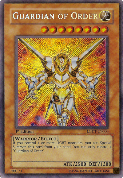 Guardian of Order [LODT-EN000] Secret Rare | Gaming Infinity