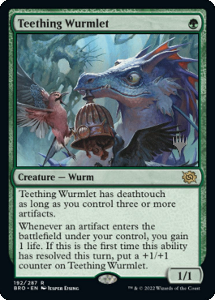 Teething Wurmlet (Promo Pack) [The Brothers' War Promos] | Gaming Infinity