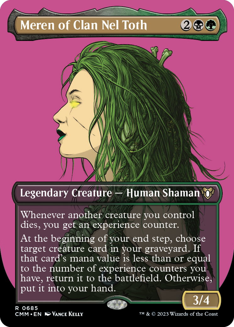 Meren of Clan Nel Toth (Borderless Profile) [Commander Masters] | Gaming Infinity