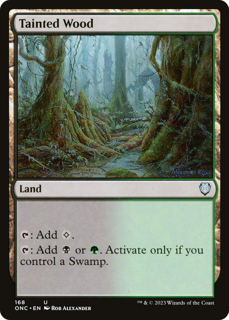 Tainted Wood [Phyrexia: All Will Be One Commander] | Gaming Infinity