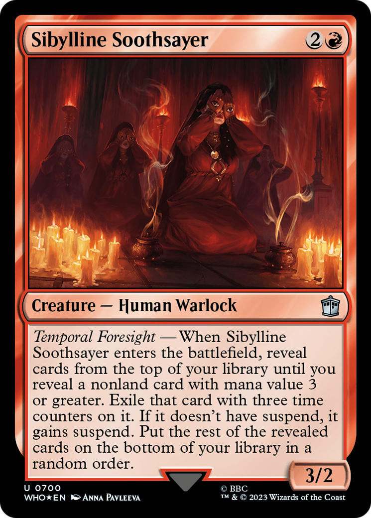 Sibylline Soothsayer (Surge Foil) [Doctor Who] | Gaming Infinity