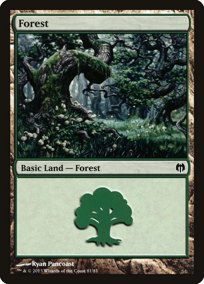 Forest (81) [Duel Decks: Heroes vs. Monsters] | Gaming Infinity