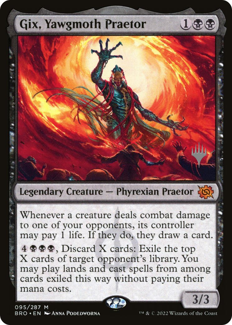 Gix, Yawgmoth Praetor (Promo Pack) [The Brothers' War Promos] | Gaming Infinity