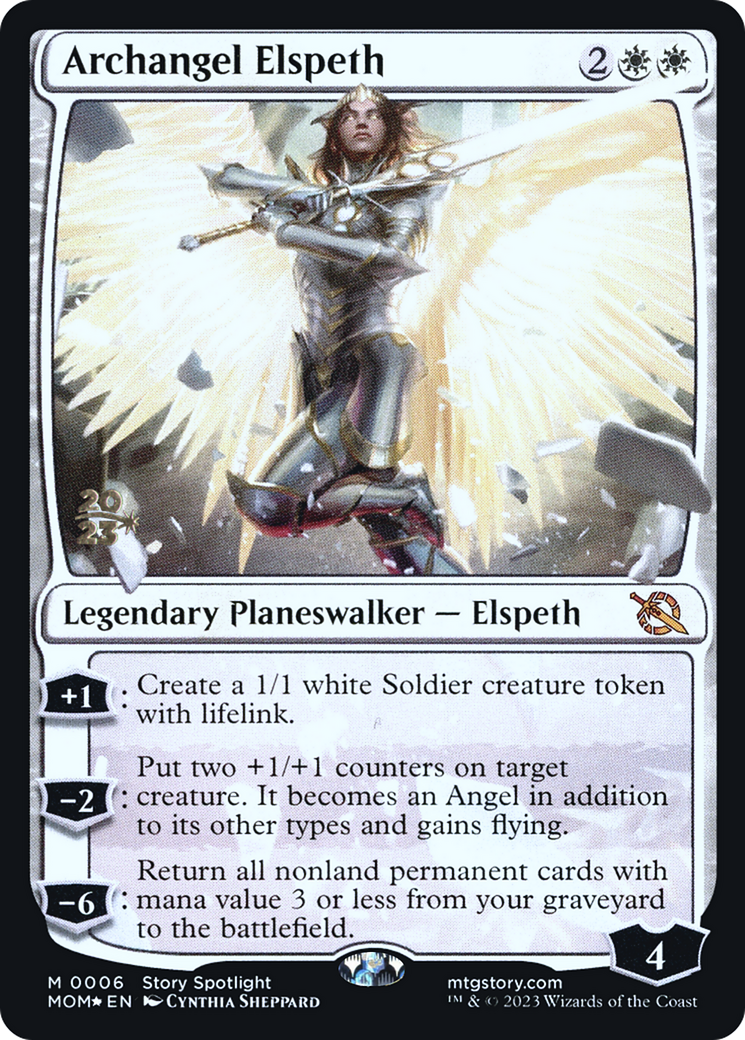 Archangel Elspeth [March of the Machine Prerelease Promos] | Gaming Infinity