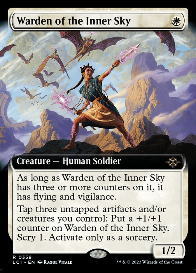 Warden of the Inner Sky (Extended Art) [The Lost Caverns of Ixalan] | Gaming Infinity