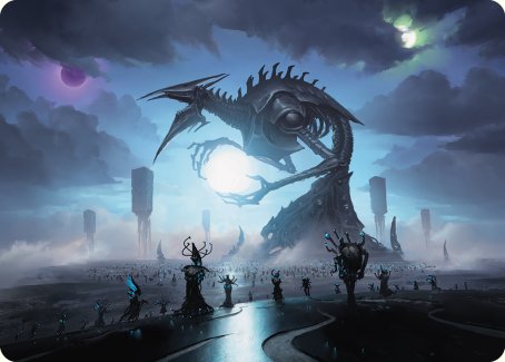 Blue Sun's Twilight Art Card [Phyrexia: All Will Be One Art Series] | Gaming Infinity