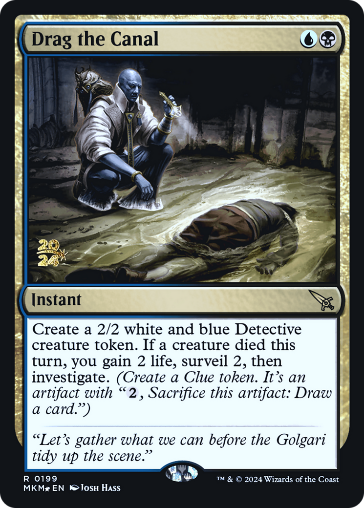 Drag the Canal [Murders at Karlov Manor Prerelease Promos] | Gaming Infinity