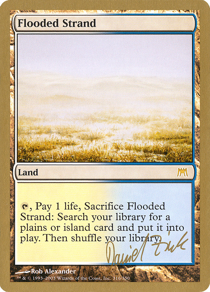 Flooded Strand (Daniel Zink) [World Championship Decks 2003] | Gaming Infinity
