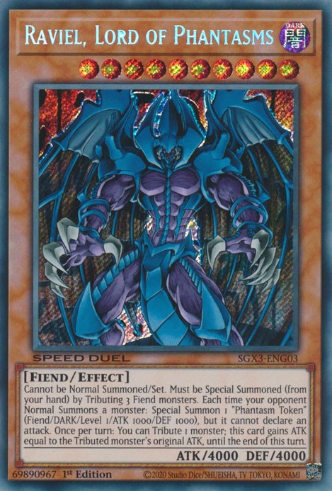 Raviel, Lord of Phantasms [SGX3-ENG03] Secret Rare | Gaming Infinity
