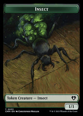 Eldrazi Spawn // Insect Double-Sided Token [Commander Masters Tokens] | Gaming Infinity