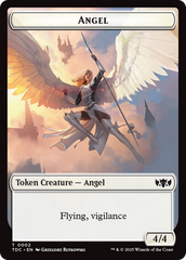 Angel // Spirit Double-Sided Token [Tarkir: Dragonstorm Commander Tokens] | Gaming Infinity