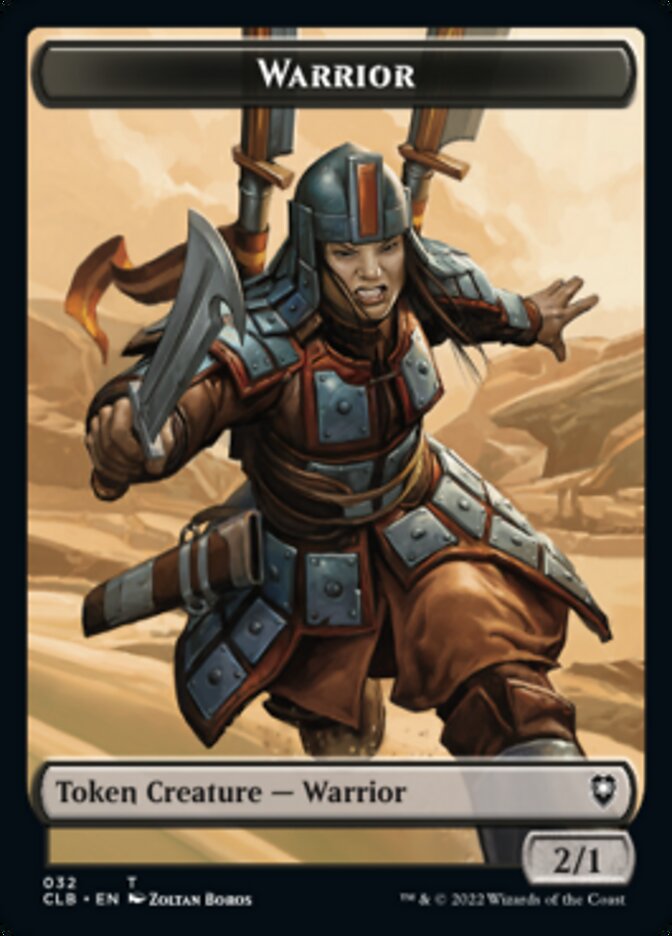Warrior // Inkling Double-Sided Token [Commander Legends: Battle for Baldur's Gate Tokens] | Gaming Infinity