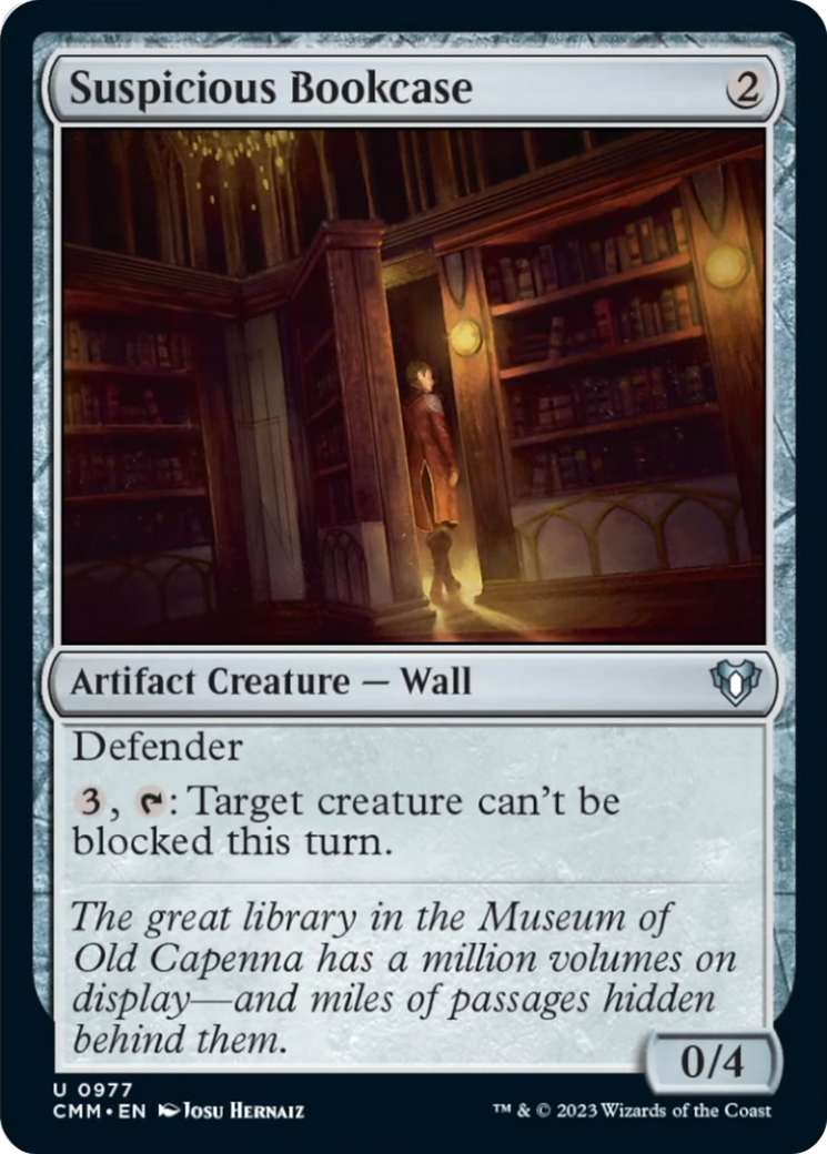 Suspicious Bookcase [Commander Masters] | Gaming Infinity