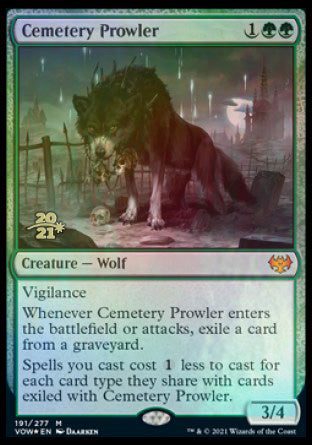 Cemetery Prowler [Innistrad: Crimson Vow Prerelease Promos] | Gaming Infinity