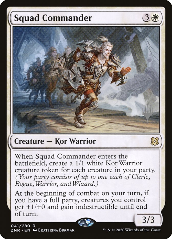 Squad Commander (Promo Pack) [Zendikar Rising Promos] | Gaming Infinity