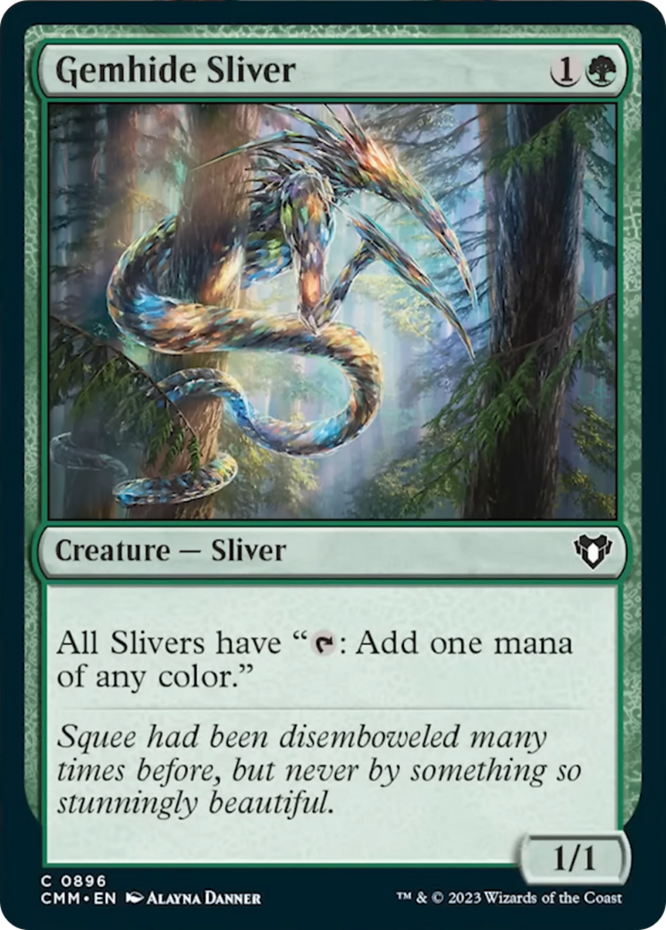 Gemhide Sliver [Commander Masters] | Gaming Infinity