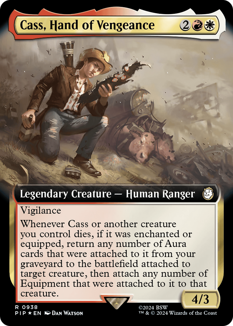 Cass, Hand of Vengeance (Extended Art) (Surge Foil) [Fallout] | Gaming Infinity