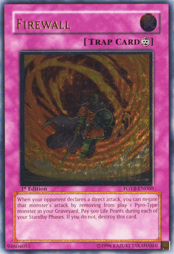Firewall [FOTB-EN060] Ultimate Rare | Gaming Infinity