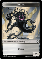 Inkling // Treasure Double-Sided Token [Outlaws of Thunder Junction Commander Tokens] | Gaming Infinity