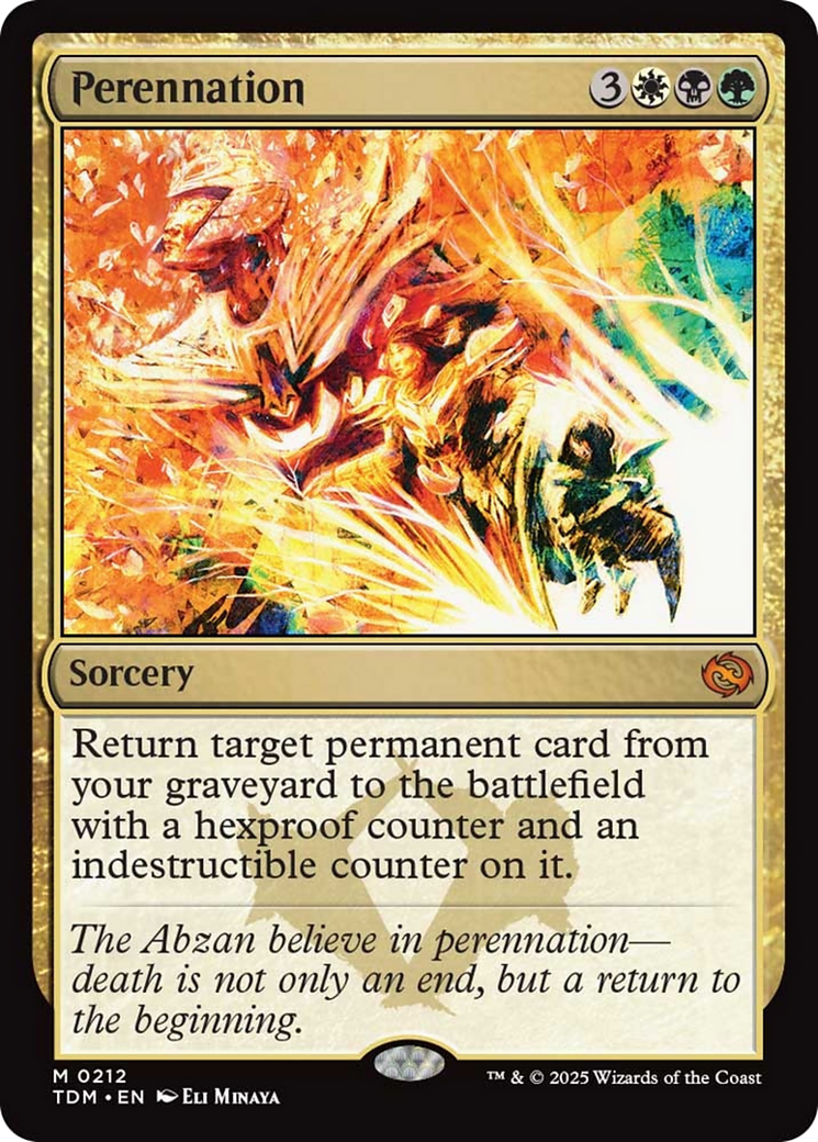 Perennation [Tarkir: Dragonstorm] | Gaming Infinity