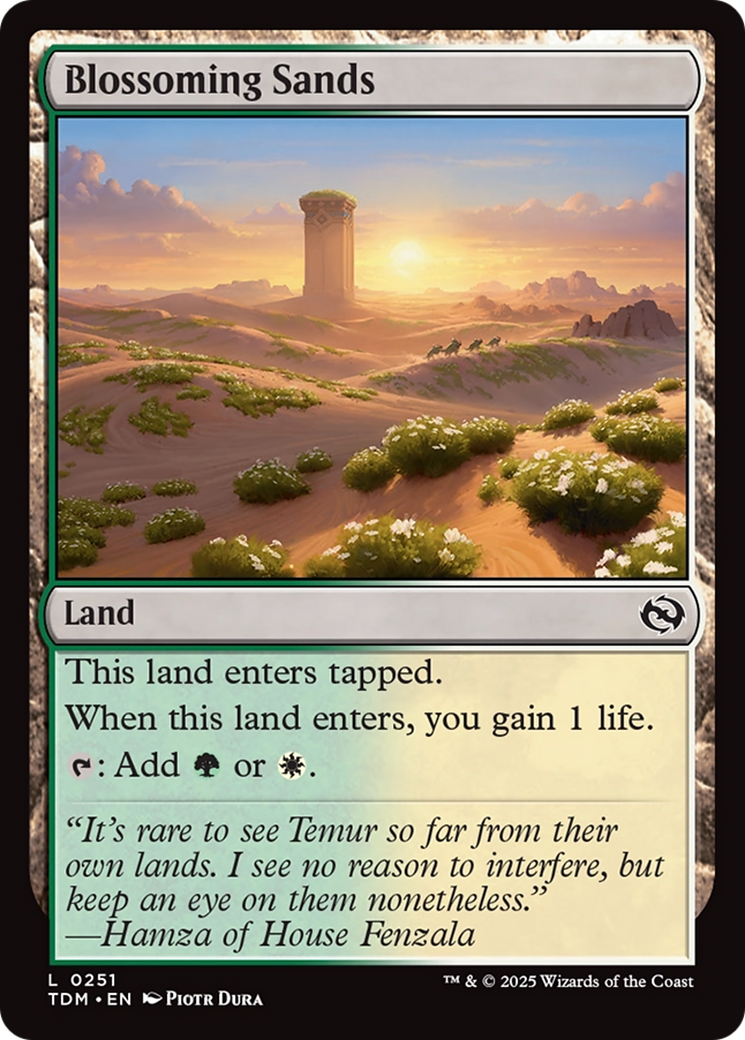 Blossoming Sands [Tarkir: Dragonstorm] | Gaming Infinity