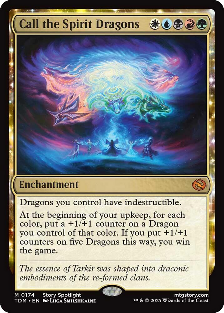 Call the Spirit Dragons [Tarkir: Dragonstorm] | Gaming Infinity