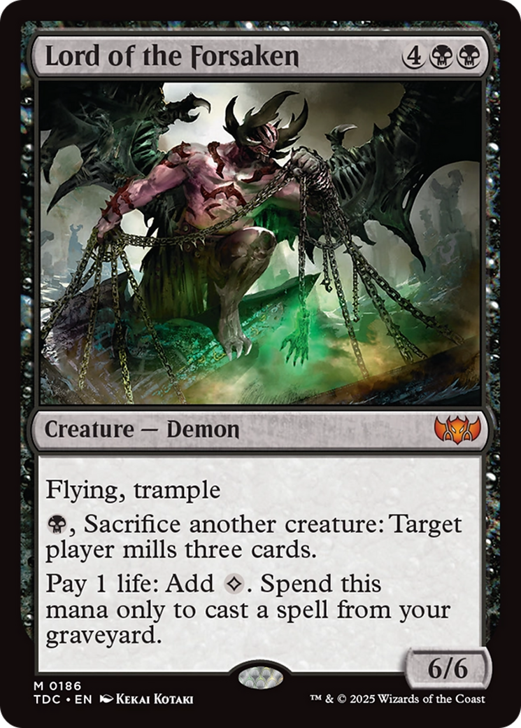 Lord of the Forsaken [Tarkir: Dragonstorm Commander] | Gaming Infinity