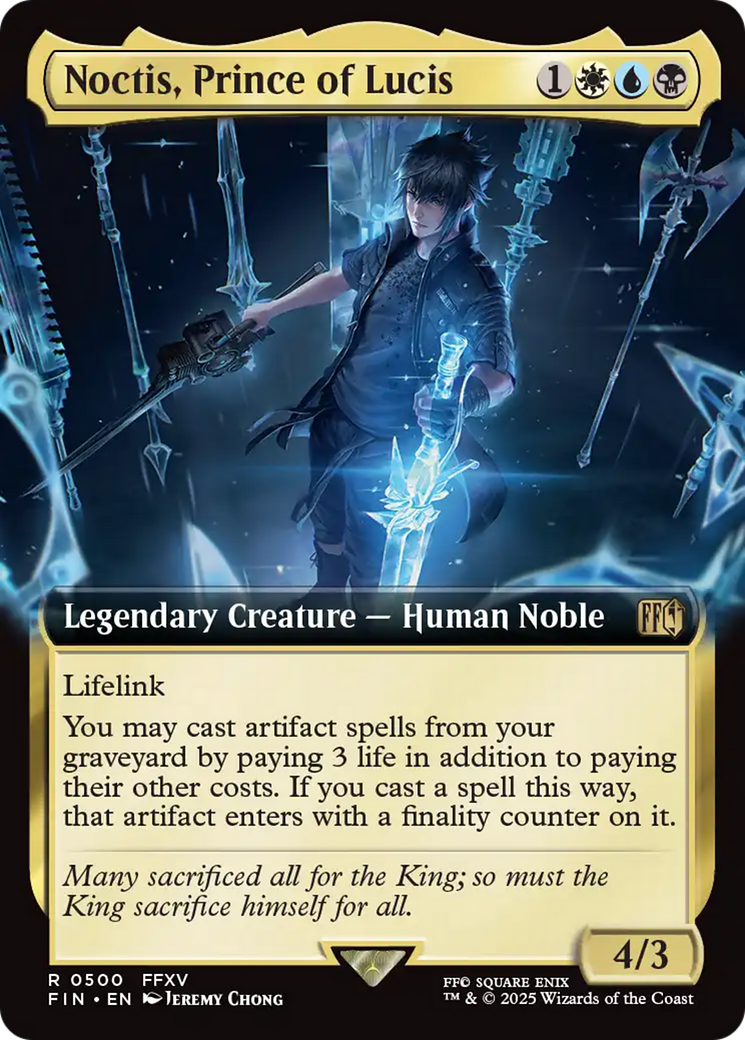 Noctis, Prince of Lucis (Extended Art) [FINAL FANTASY] | Gaming Infinity
