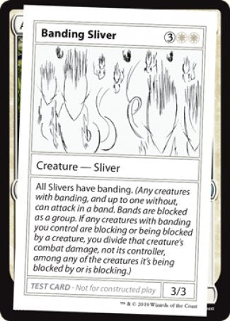 Banding Sliver (2021 Edition) [Mystery Booster Playtest Cards] | Gaming Infinity